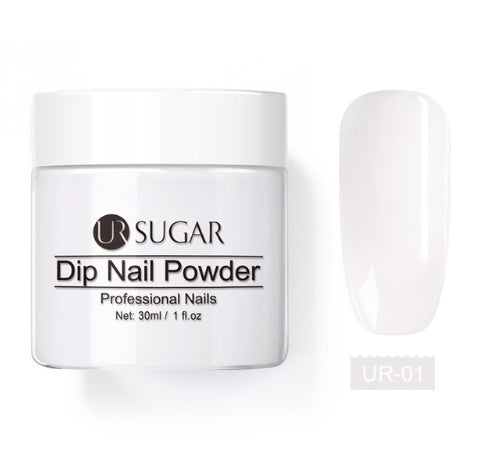 UR nail infusion powder fransk neglepudder glitter neglegødning fugtgivende pudder dyppepulver