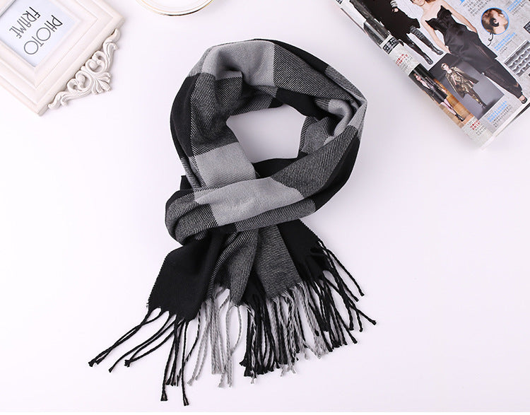 Men's European and American British style fashion bib scarf