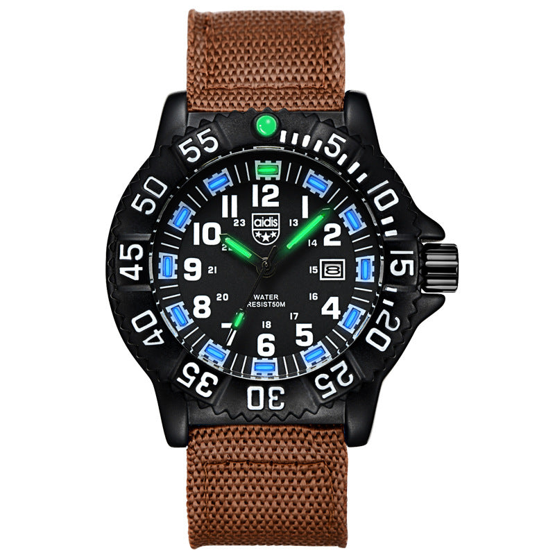 Outdoor sports luminous watch