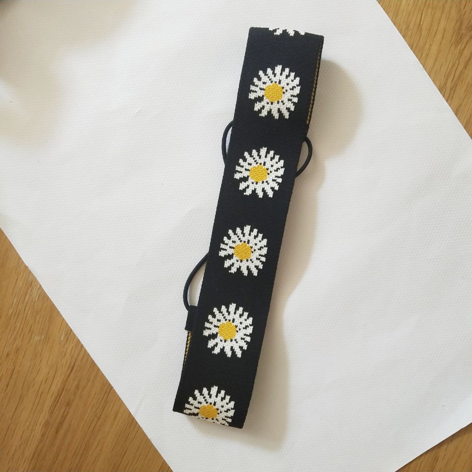 Hair Accessories Knitted Daisy Big Bow Headband