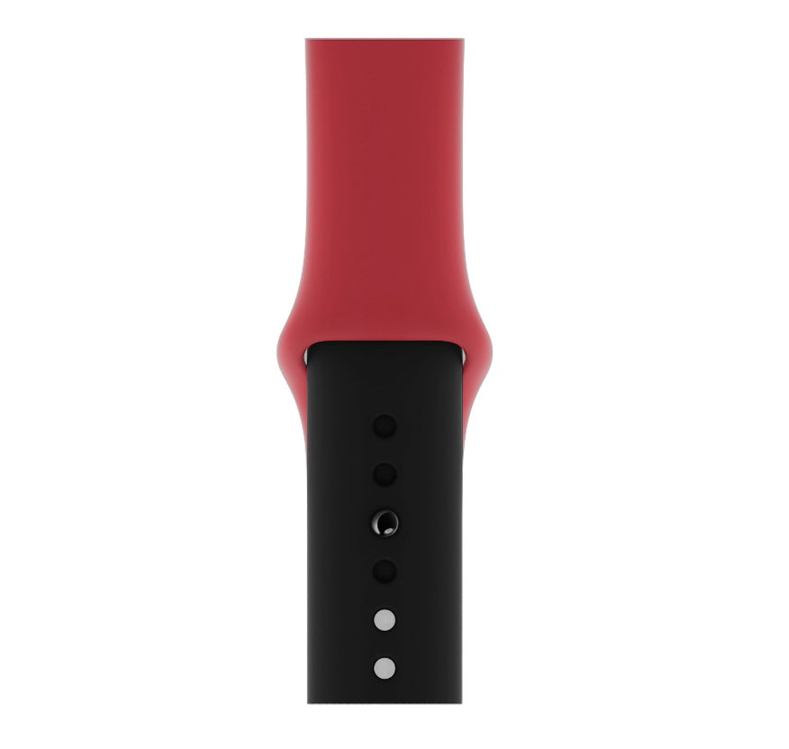 Monochrome mix and match silicone strap