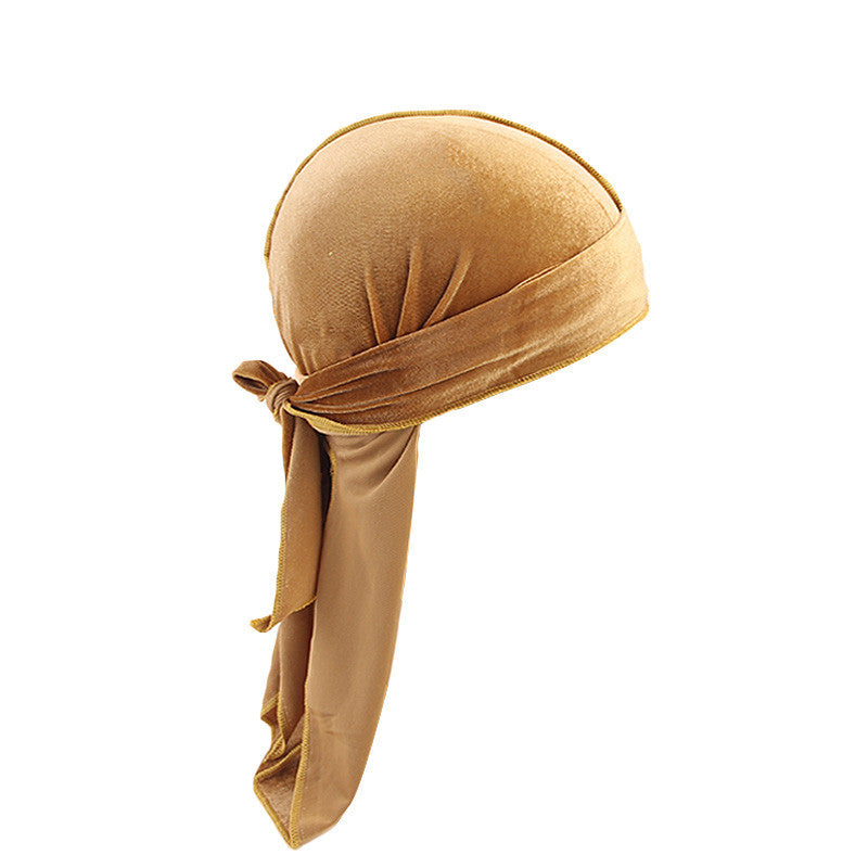 European And American Popular Korean Velvet Long Tail Pirate Hat