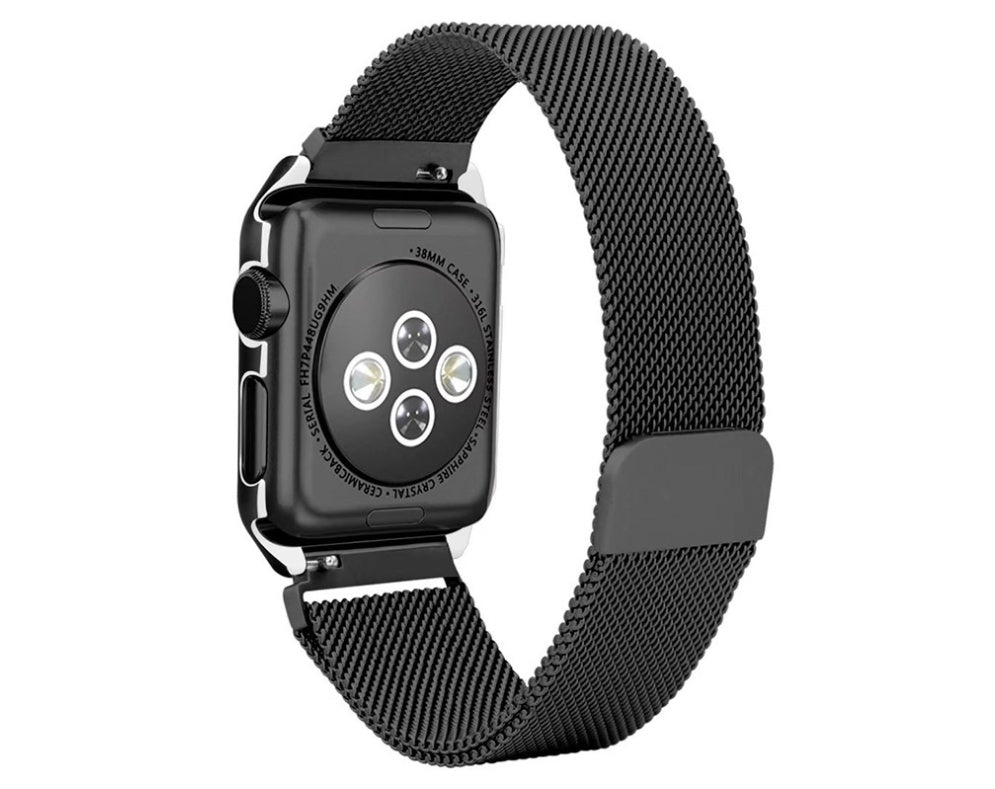 Metal mesh magnetic watch strap