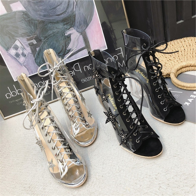 Strap and splice sandals