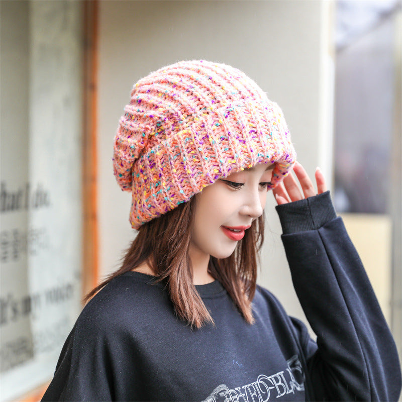 Women's Fashion Casual Hundred With Woolen Hat