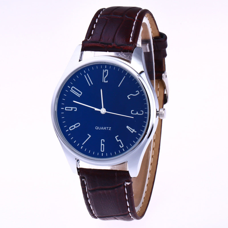 Twelve-digit face men's quartz watch