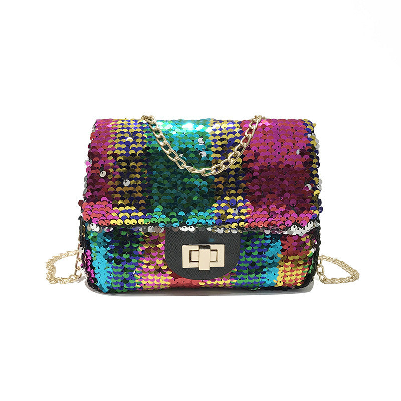 Sequin cross body bag