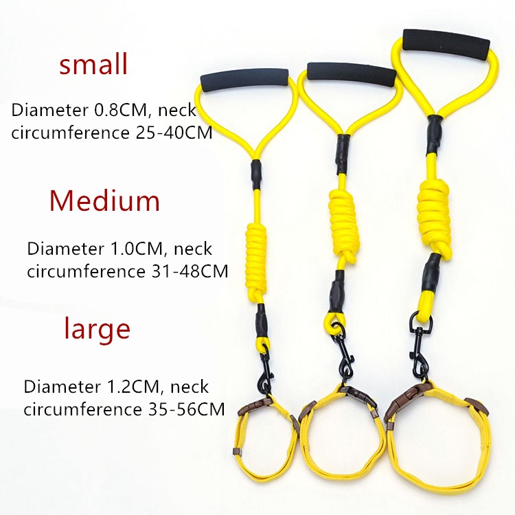 Pet supplies foam handle chest strap traction rope set