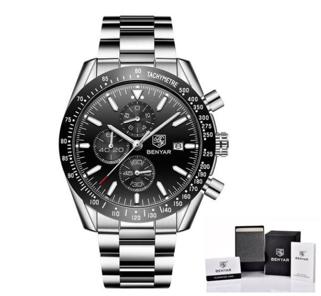 Binya explosion watch male quartz watch multi-function