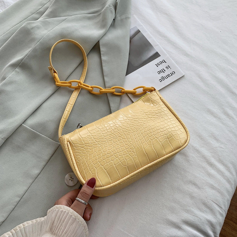 Women's fashion square shoulder bag