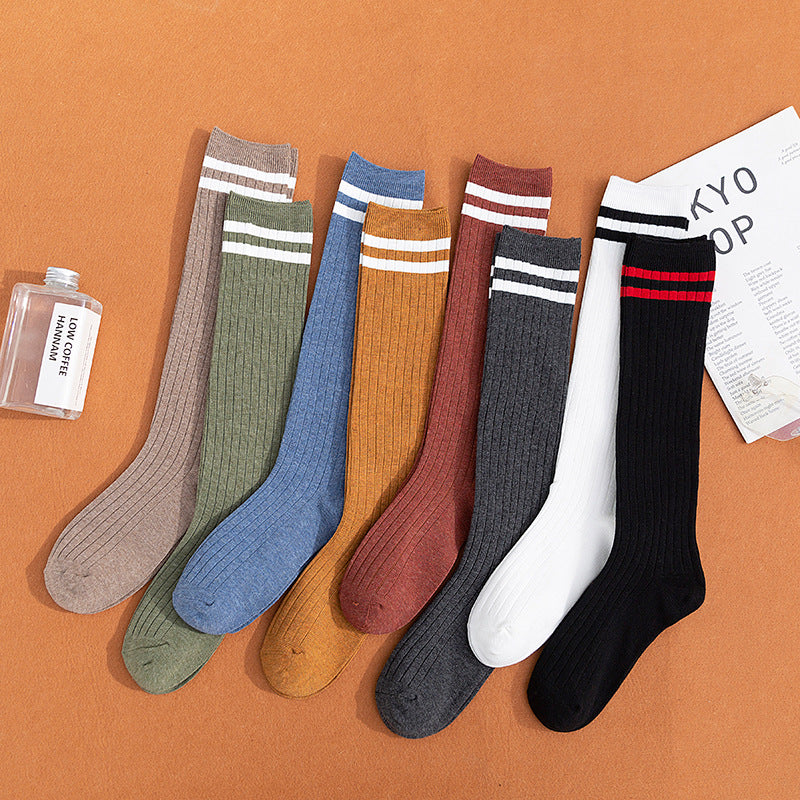 South Korea Japanese jk middle tube knee-length street half-high tube ins trendy socks
