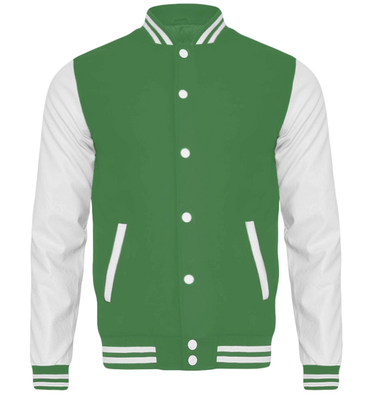 College Jacket with print on the frontside