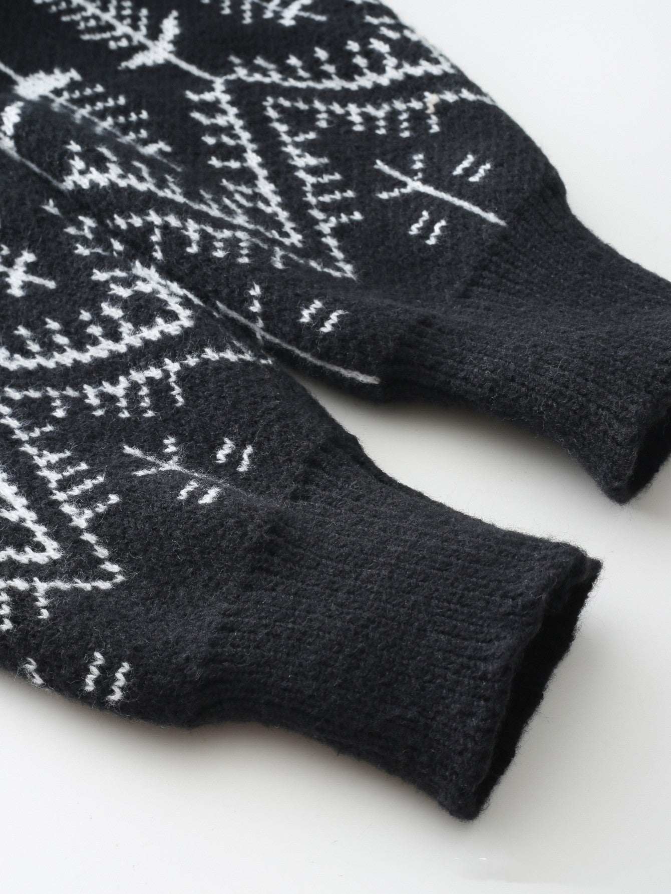 National Fashion Ethnic Style Sweater Autumn And Winter Jacquard Retro Diamond