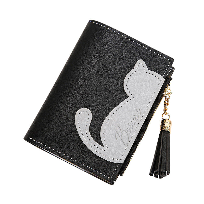 Korean Short Cute Cat Student Bag