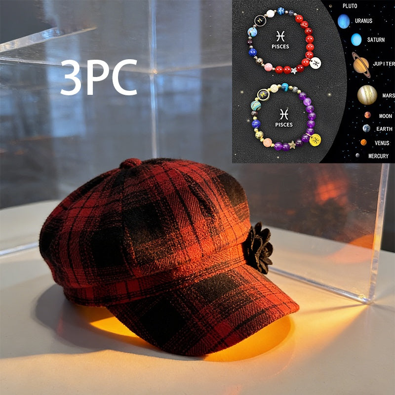 British-style Casual Painter Hat That Is Versatile And Can Show Off Your Face