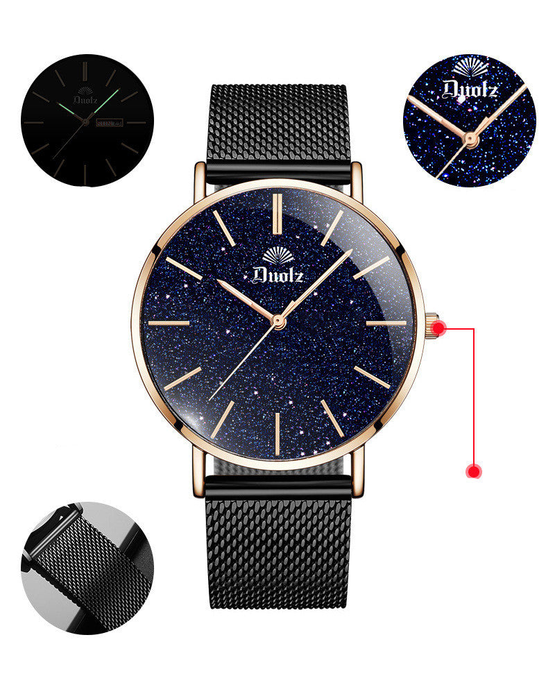 Non-mechanical watch star male watch