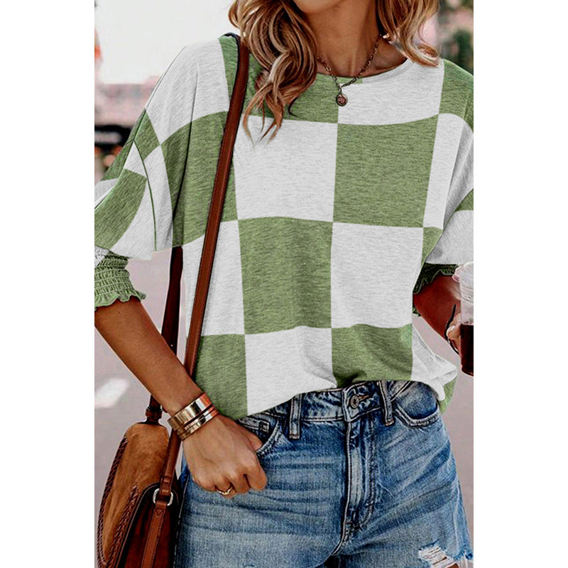 Round Neck Pullover Women's Casual All-matching
