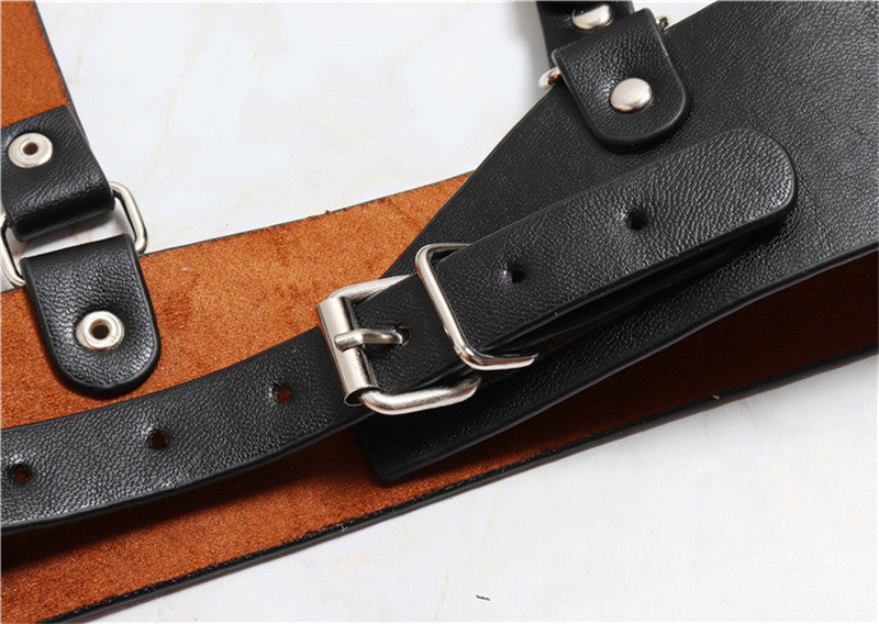 Joker pin buckle PU leather strap