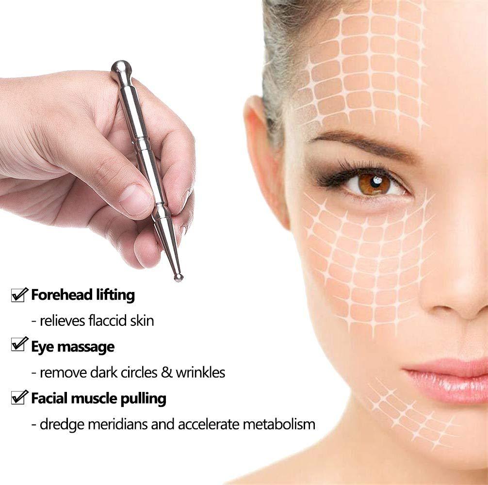 Body Face Manual Acupuncture Pen Dredge Meridian Stainless Steel Tool