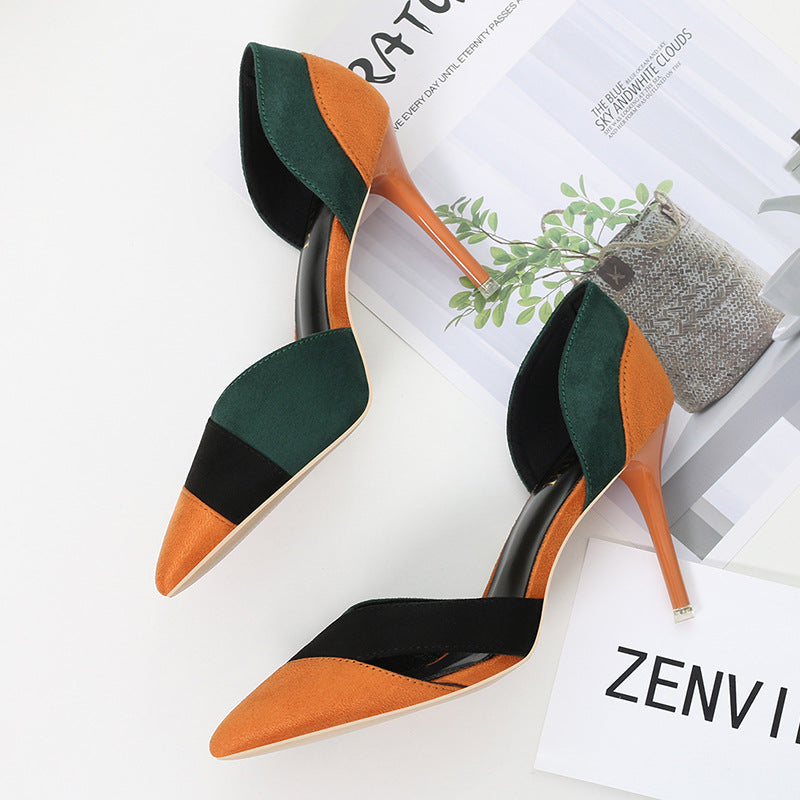Pointed stiletto ladies high-heeled sandals new