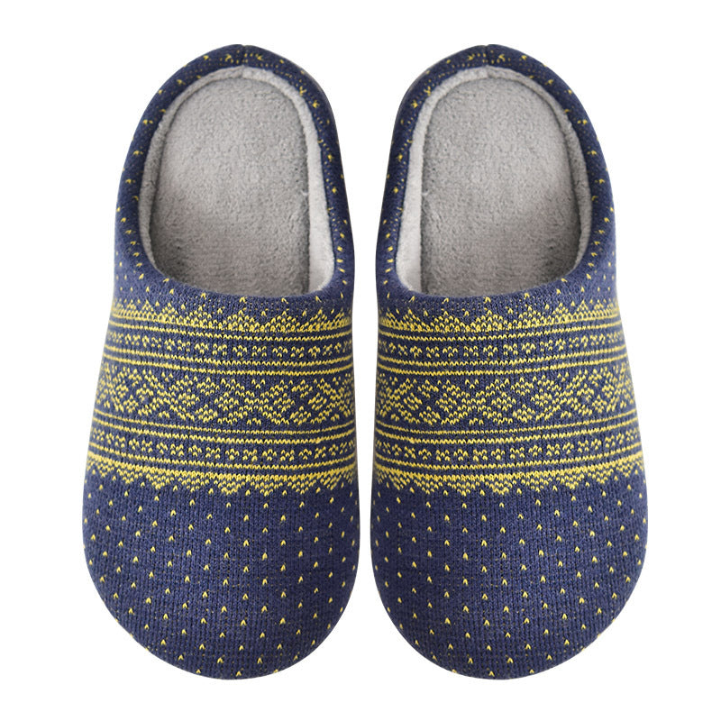 Plush padded slippers