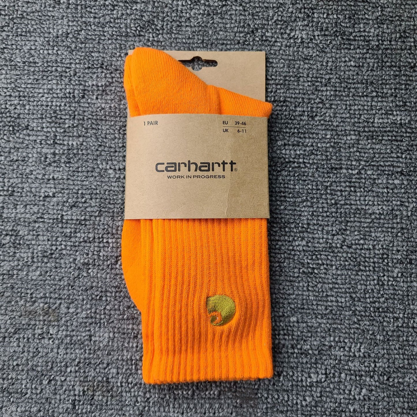 Gold Embroidered Sports Style With Letters Socks