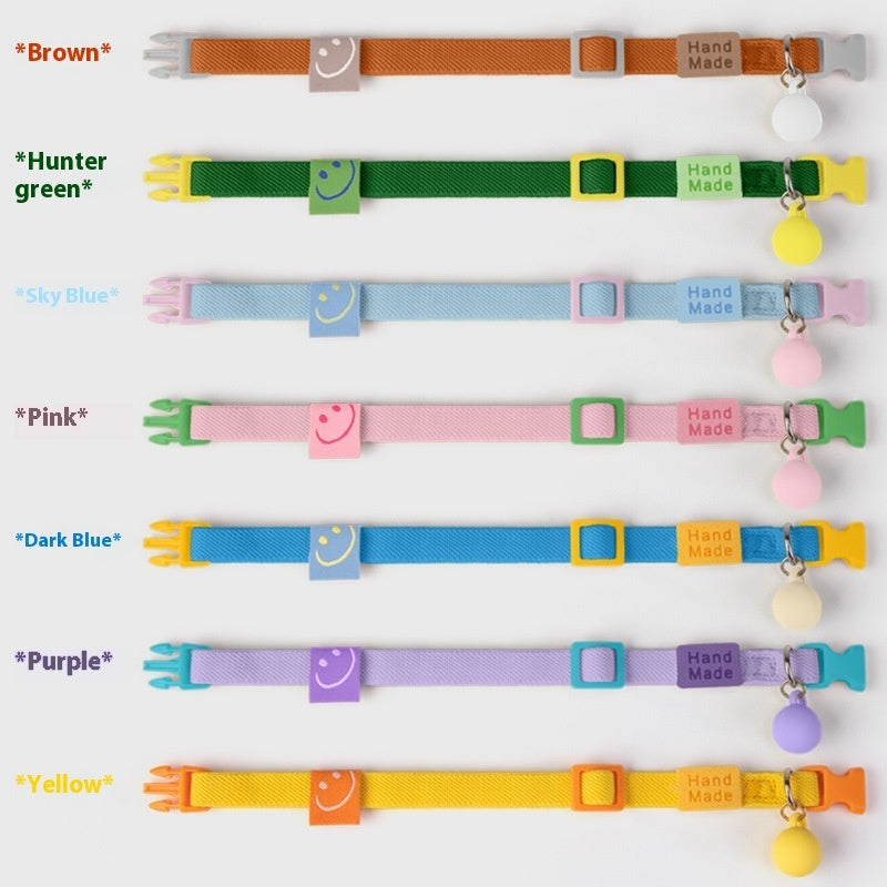 Small Dog Decorations Pet Collar Polyester