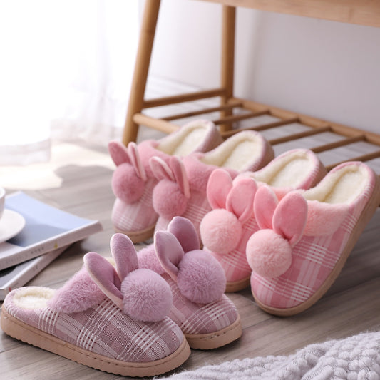 Women's cotton slippers boutique craft ball non-slip