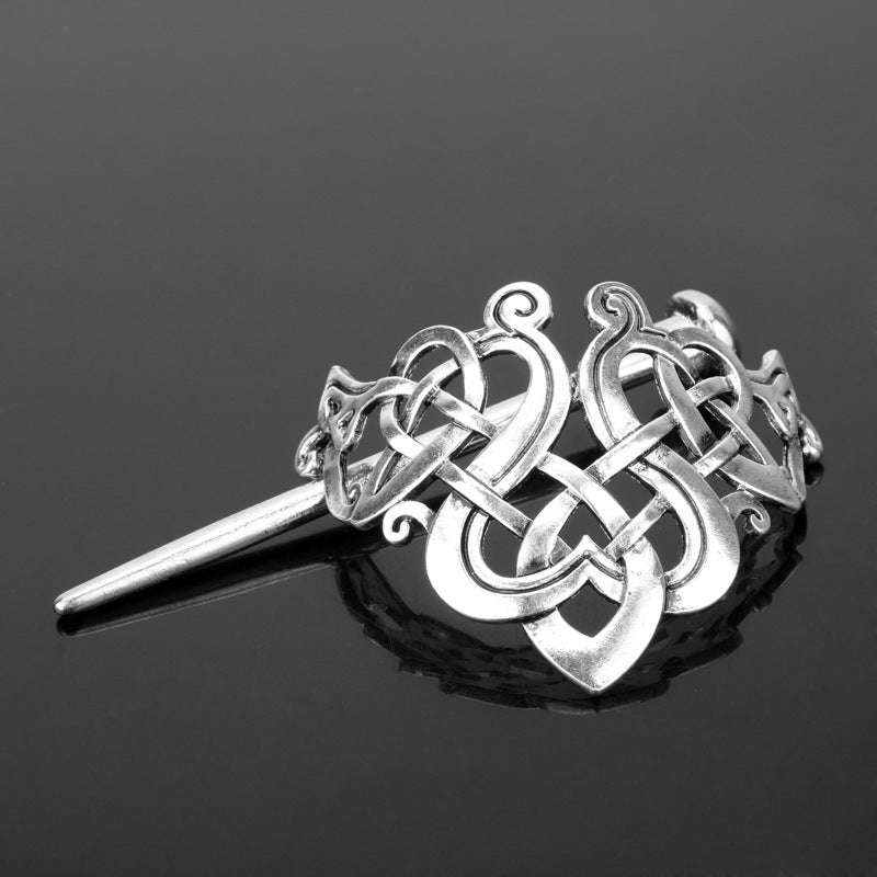 Knotted hairpin hairpin clip rod