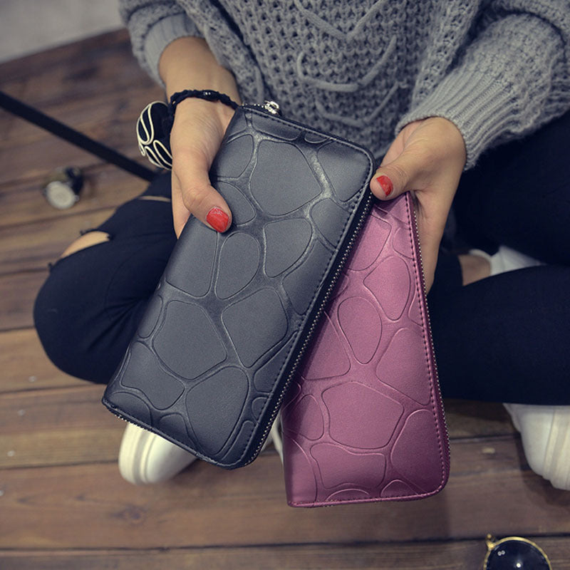 PU bag stone wallet