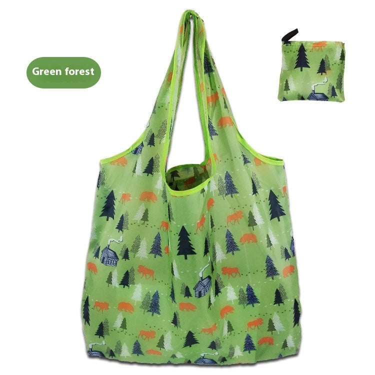 Folding Shopping Cartoon Portable Large Capacity Portable Grocery Bag