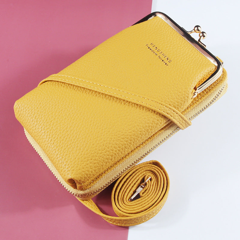 Women's Diagonal Shoulder Bag Long Wallet