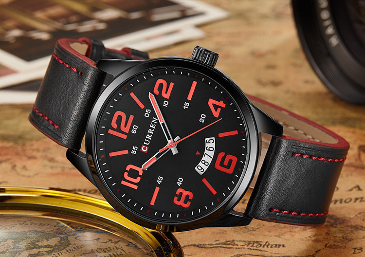 Waterproof quartz watch