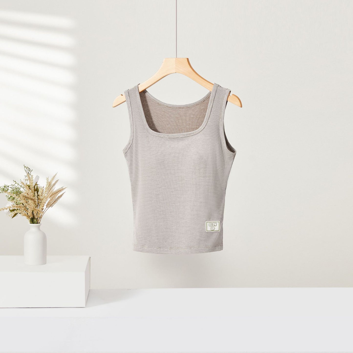 Women's Korean-style Square Collar Camisole Seamless Inner And Outer Wear