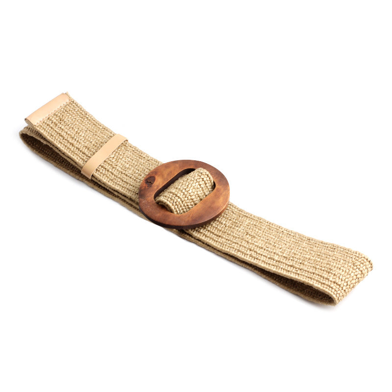 All-match stretch pants belt