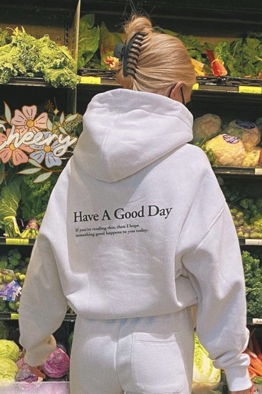 Women's Letter Loose Slouchy Sweatshirt
