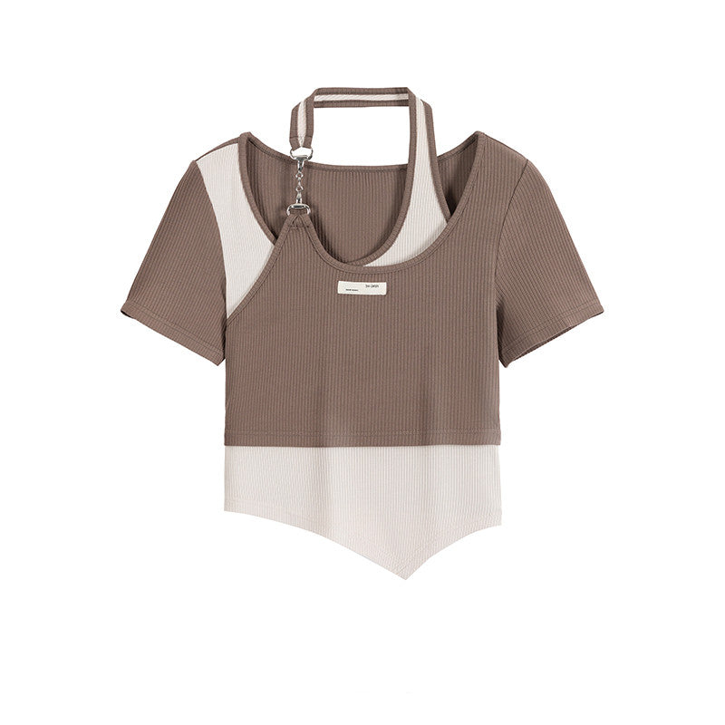 Pure Desire Style Short Sleeve T Shirt Blouse