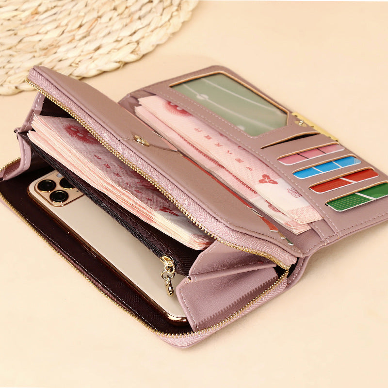 Fashionable Multifunctional Large Capacity Ladies Clutch