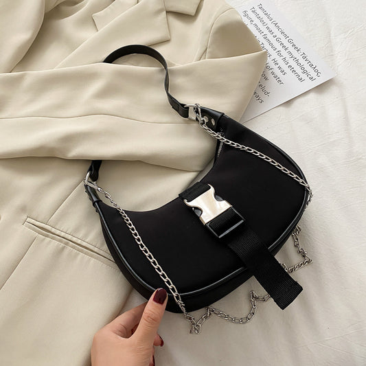 Simple One Shoulder Bag With Western Style