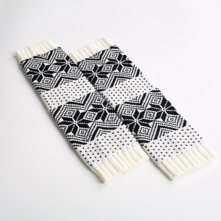 Wool knitted shoe cover