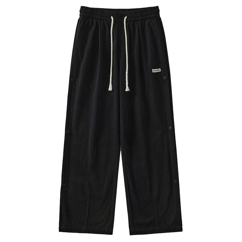 Fashion Men's Loose Straight Wide-leg Pants
