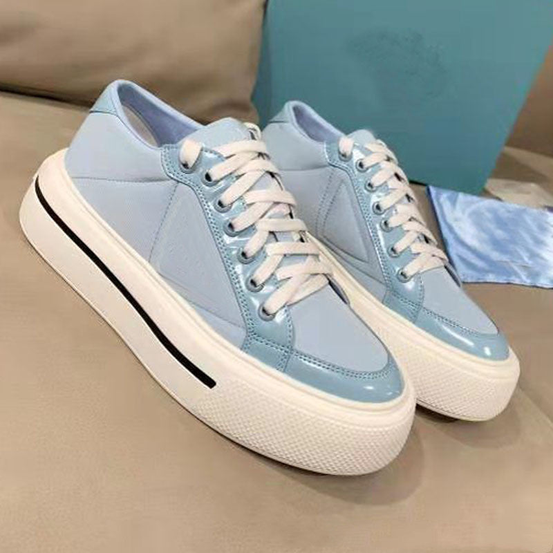 Platform White Shoes Trifle Casual