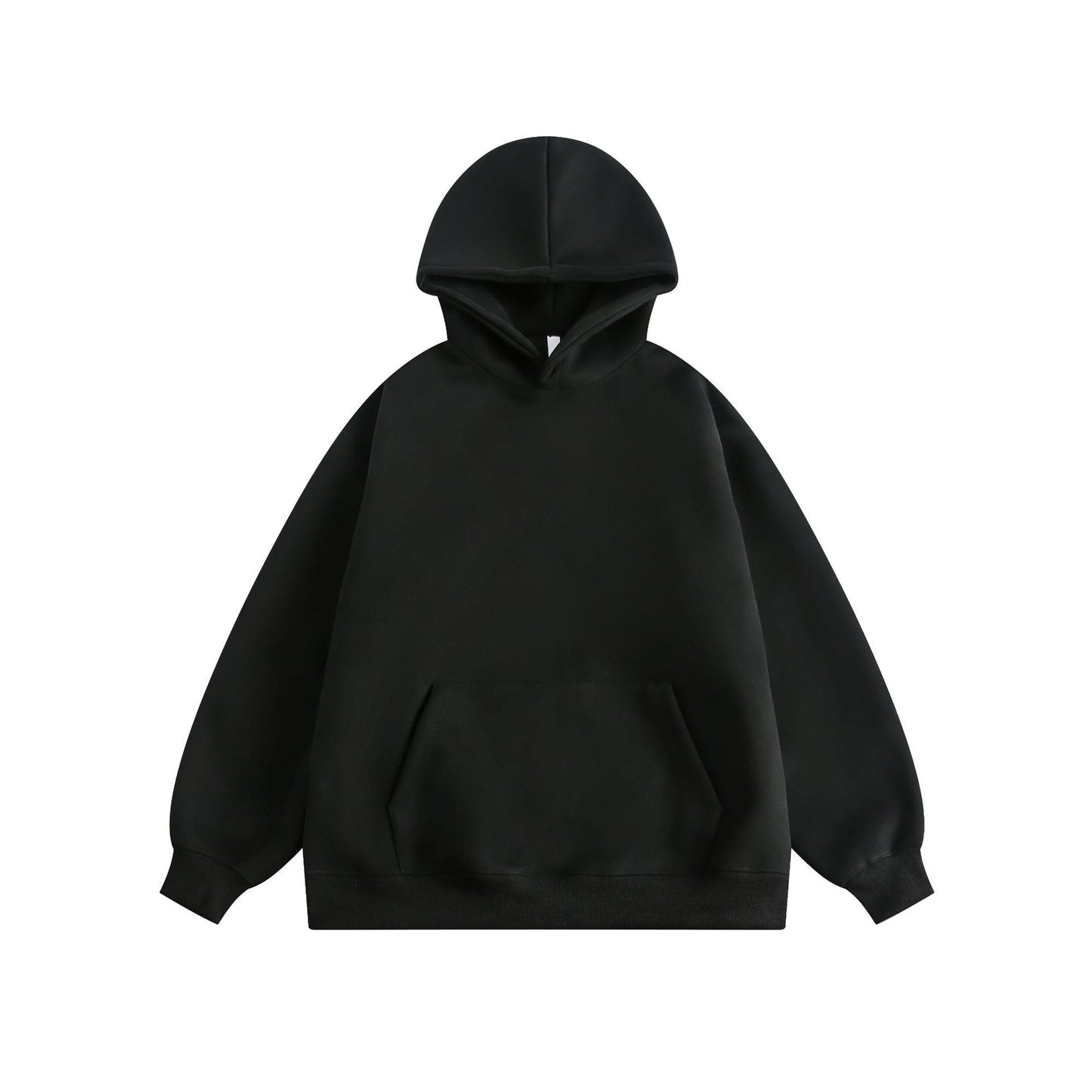 New Couple Simple Pullover Women's Clothing Solid Color All-match Hoodie