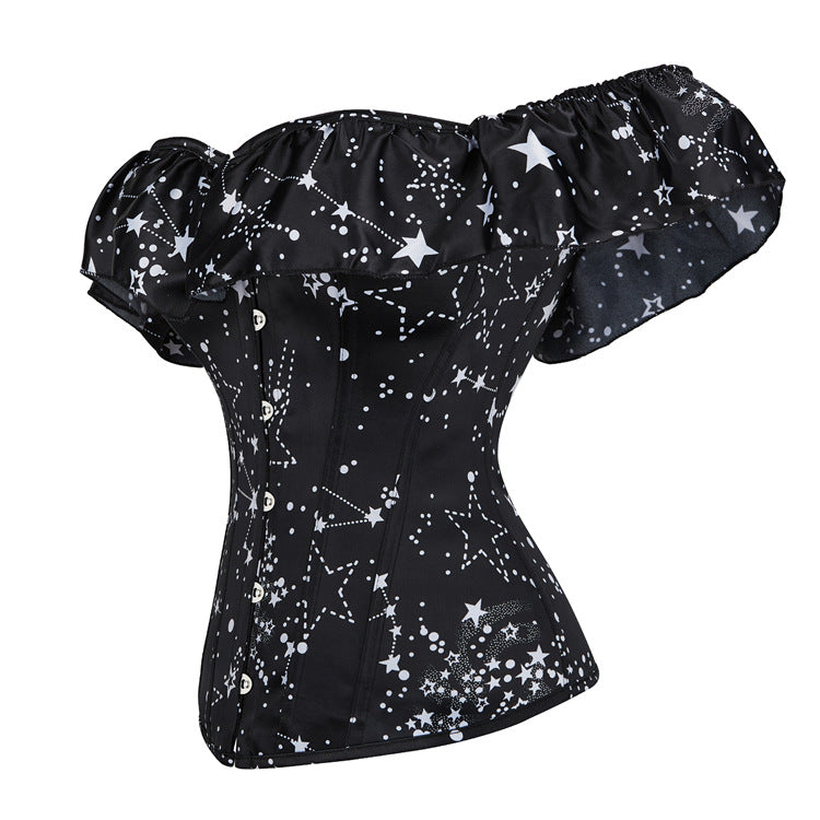 Dame Shapewear Top med Én Skulder Korset