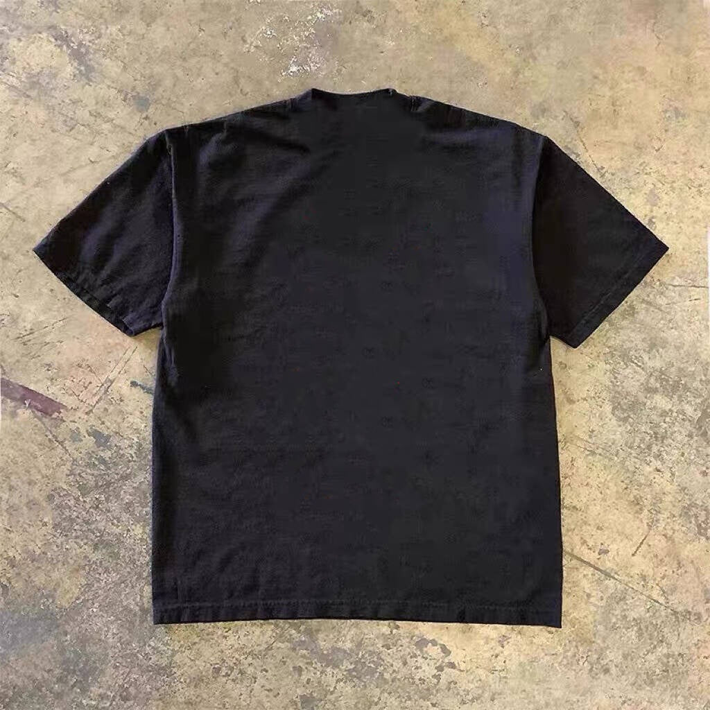 Amerikansk Retro Løs Casual Top