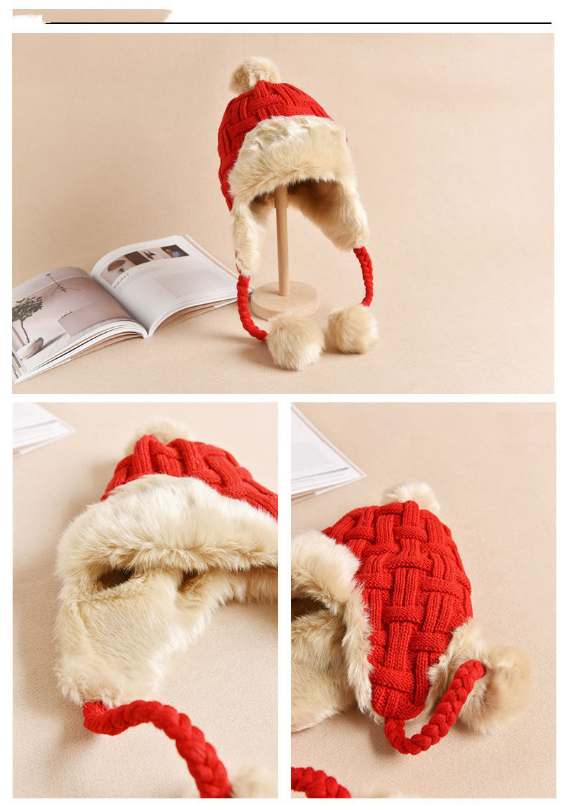 Korean Version Of Cashmere Knitted Wool Hat