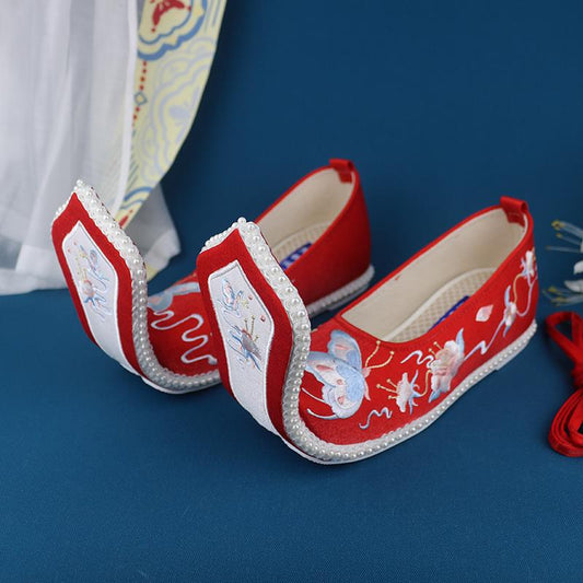 Dengyun's Hanfu Shoes Increase The Height Of The Head