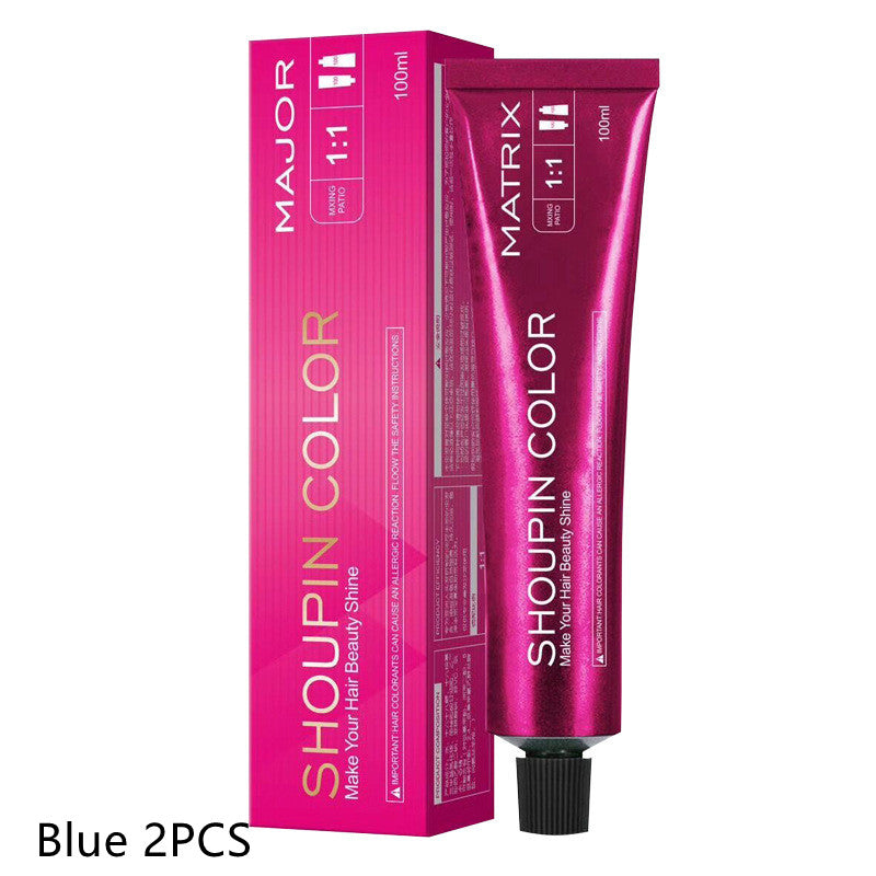 100 ml frisørsalon hårfarvecreme havfruefarveshampoo