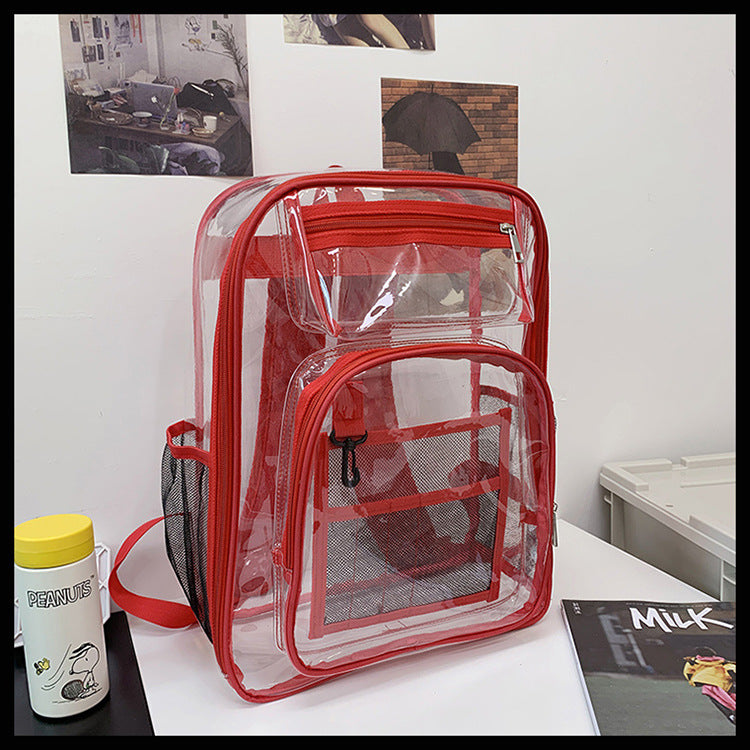 PVC Backpack Transparent Waterproof Backpack