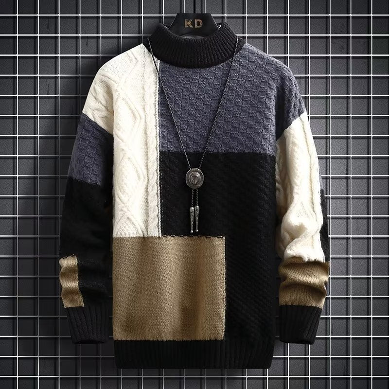 Half High Collar Thickened Mid Collar Underlay Knit